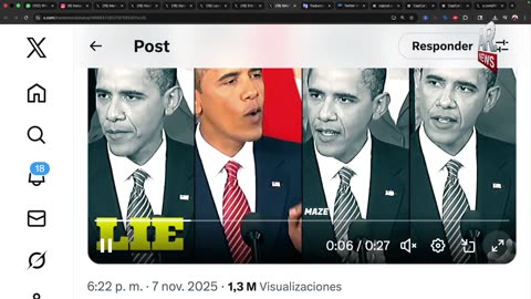 11/10/2025 El 6 de Enero, robo de elecciones, gobierno de Obama listos para ser imputados.