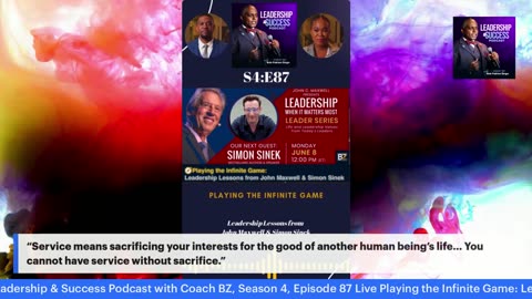 S4:E87 🎙 LIVE Playing the Infinite Game
