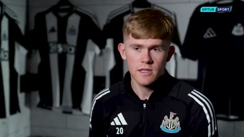 'We know we can win the Carabao cup' | Lewis Hall on Eddie Howe and life at Newcastle ⚫️⚪️