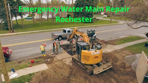 RPS Companies : Efficient Emergency Water Main Repair in Rochester, NY