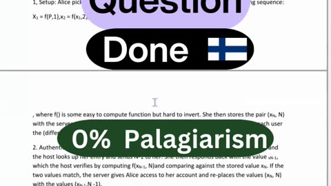 Student Work(Question)COMP.SEC.220 Essential Encryption Concepts | Tampere University