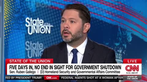 Rep Gallego Brings Up Epstein List While Discussing Govt Shutdown