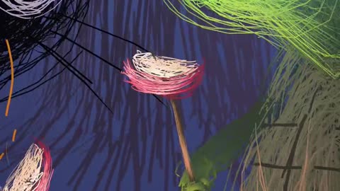 Roasted Apple Daily Quillustration drawn and animated in VR using Quill