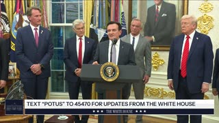 President Trump Makes an Announcement, Oct. 10, 2025