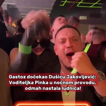 Gastoz docekao Dusicu Jakovljevic: Voditeljka Pinka u nocnom provodu, odmah nastala ludnica!