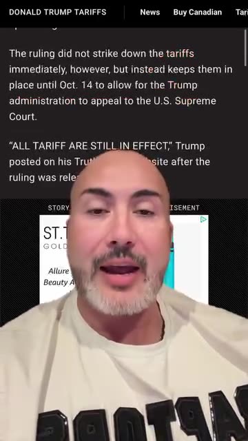 US COURT OF APPEALS just ruled that the tariffs implemented by the Trump administration are illegal
