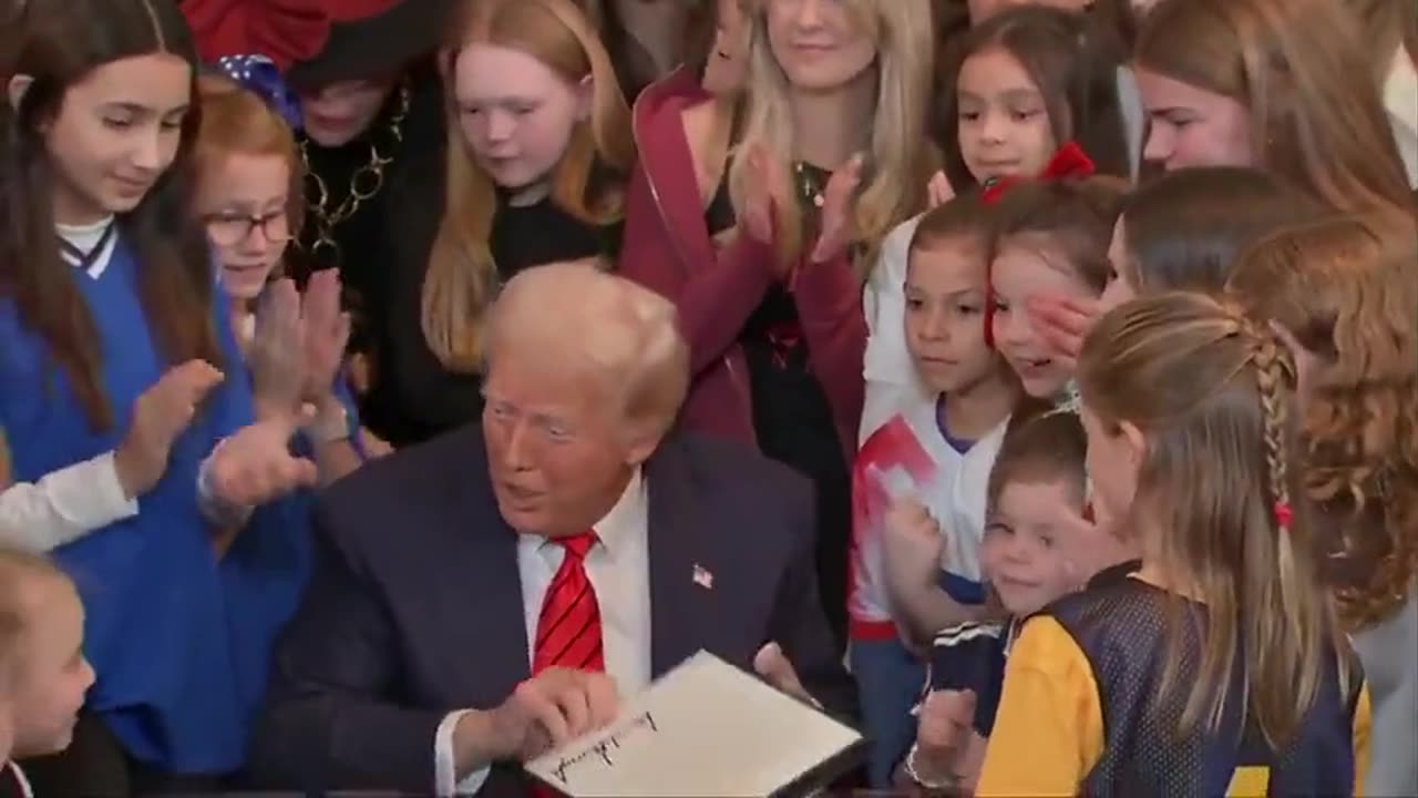 President Trump signs the "No Men in Women's Sports" Executive Order