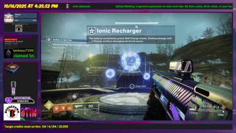 Destiny 2: 10/16/25 - POWER 550 and DONE! Can get back to normal fun stuff.