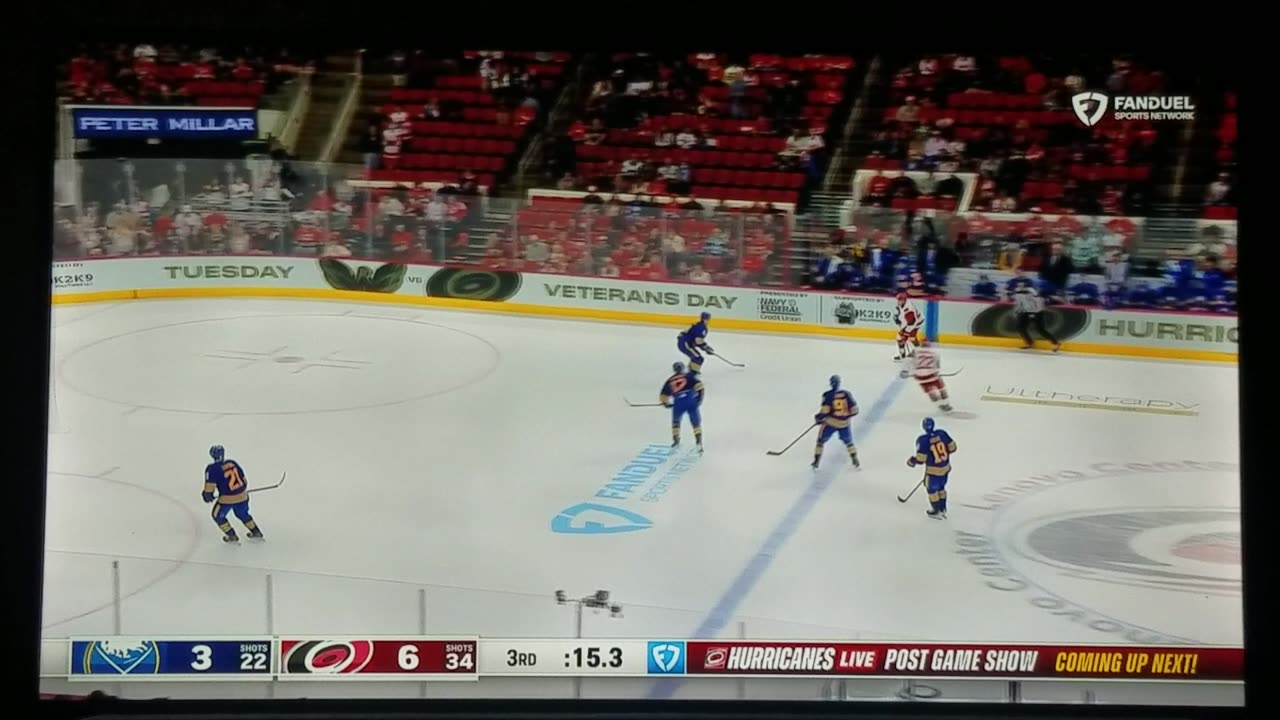BUF vs CAR - Hurricanes Win 6-3