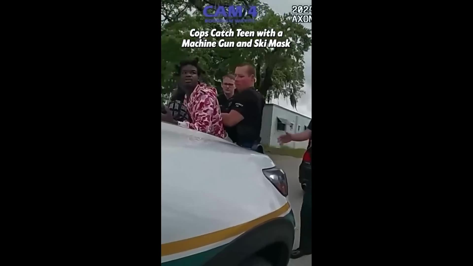 Criminal stayed calm, was packing, and cops arrest him with gun, crack, weed...