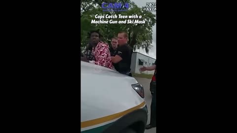 Criminal stayed calm, was packing, and cops arrest him with gun, crack, weed... 