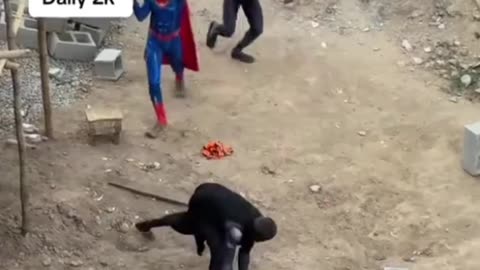 Funny spiderman