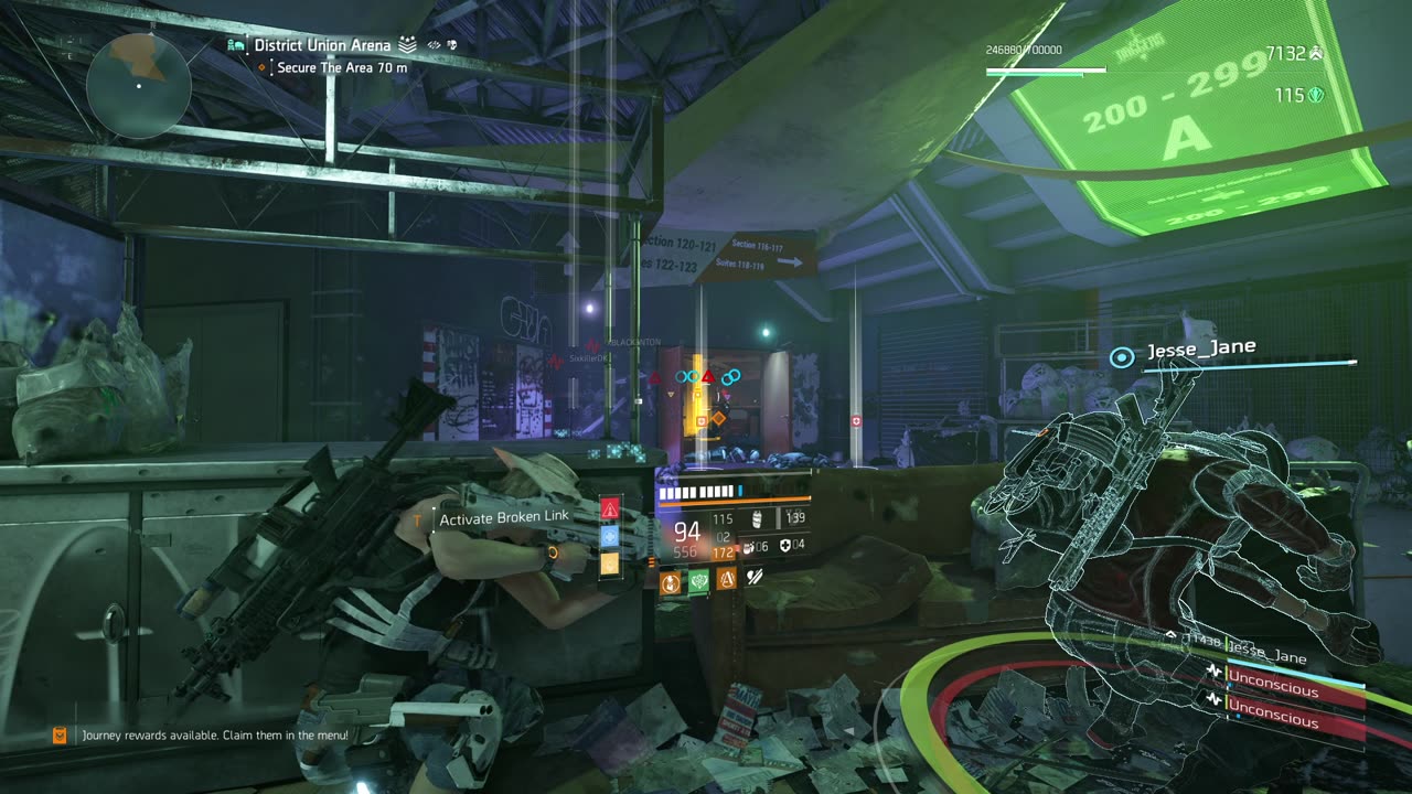 Co-op 2nd Half LEGENDARY District Union Arena /Double LMG Blindfire Build Version 2 with Frenzy #WZ