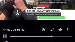 Tina Peters account posts video of Juan O Savin — saying Colorado has No Idea what is coming