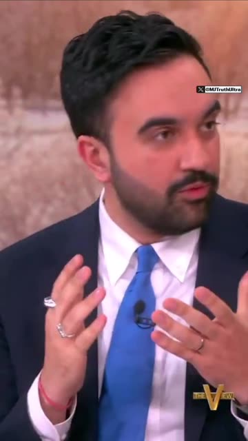 Zohran Mamdani tells the witches on the View that he wants to Defund and Abolish ICE