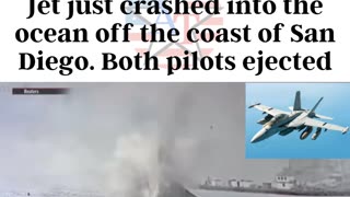 US Navy Plane Jet Crashes into Ocean off San Diego Coast