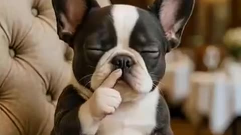 Crying Laughing! This AI Puppy's Finger is INSANE, and the Ending is