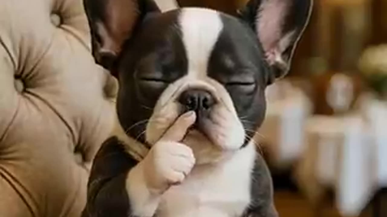 Crying Laughing! This AI Puppy's Finger is INSANE, and the Ending is