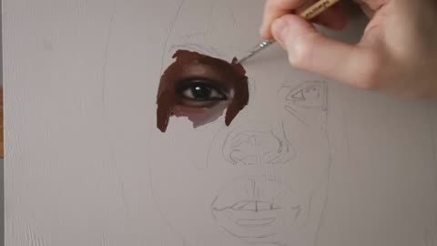 OIL PAINTING TIME-LAPSE __ Violets and Peaches