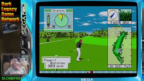 Pebble Beach Golf Links [Sega Genesis] - Retro Golf Anthology - Original Hardware