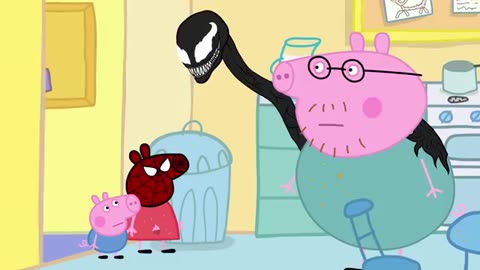 Peppa spider pig vs venom