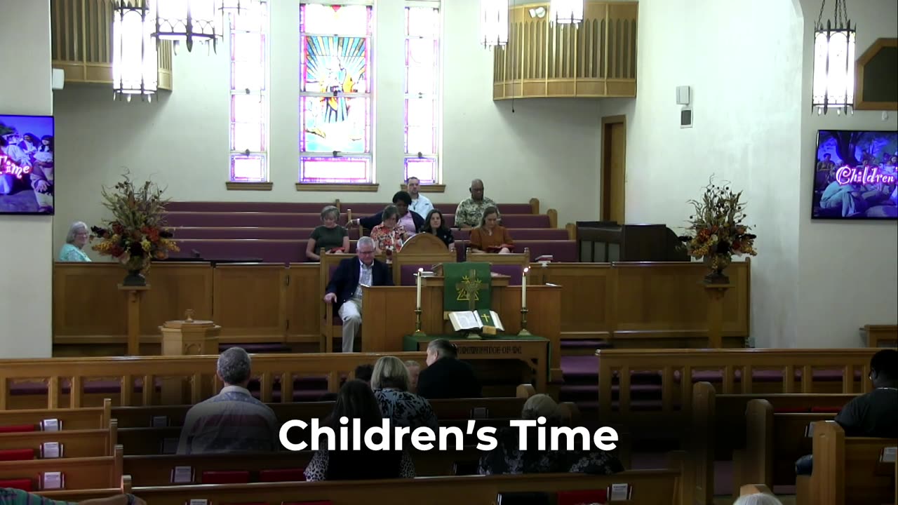 Sunday worship service