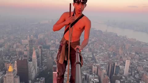 Climbing 1,435ft Above NYC! 😱 | Empire State Building View