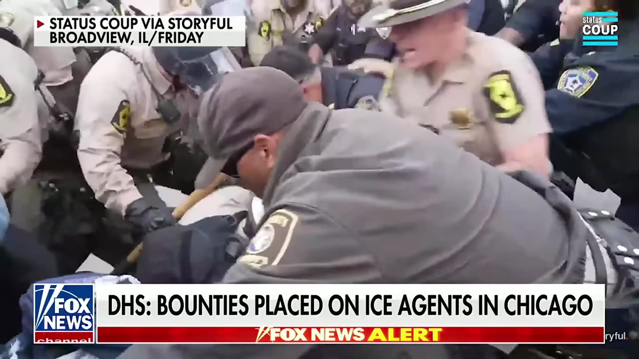 DHS is currently fighting off BOUNTIES being placed on ICE agents' in Chicago