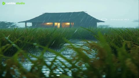 Suara hujan menyejuk suasana menemani tidur