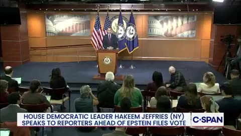 JEFFRIES: "Donald Trump appears to have chickened out on the Epstein scandal."