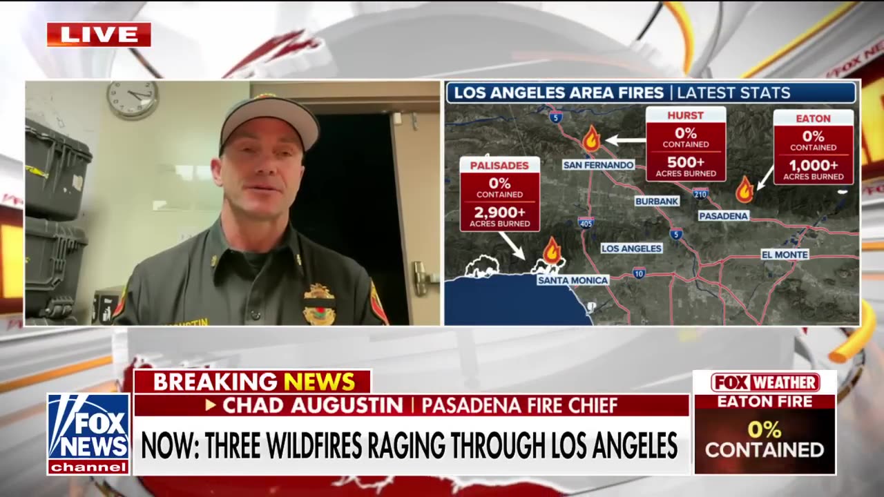 'APOCALYPSE' Fire chief warns LA wildfire is 'worst case scenario'