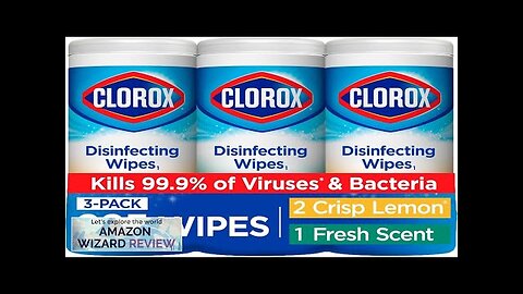 Clorox Disinfecting Wipes Value Pack Household Essentials 75 Count Pack of 3 Review