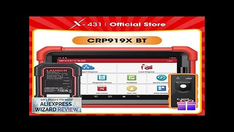 X-431 LAUNCH CRP919X BT OBD2 Scanner Automotive Diagnostic Tools Car CANFD DOIP Review