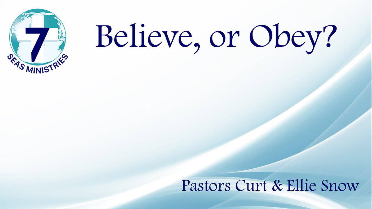 Believe, or Obey?