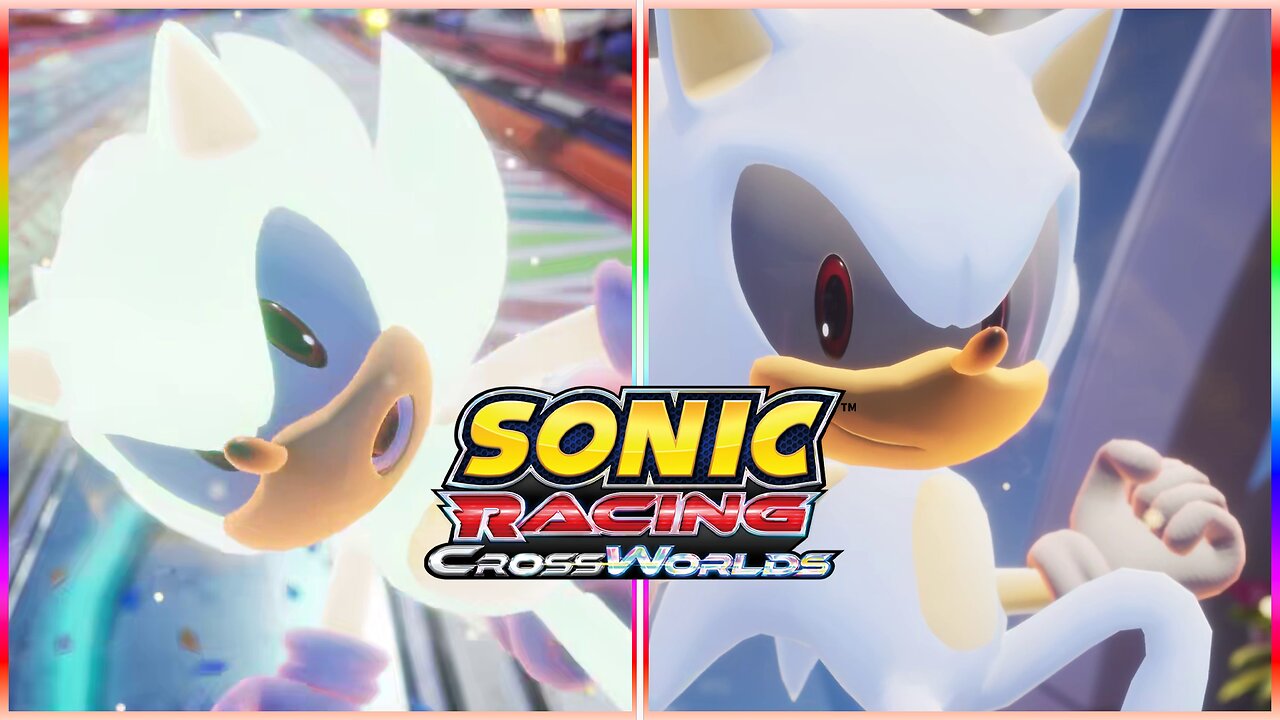 Hyper Sonic vs Mirror Corral & Crystal Grand Prix - Sonic Racing Crossworlds -By RetroStorm07
