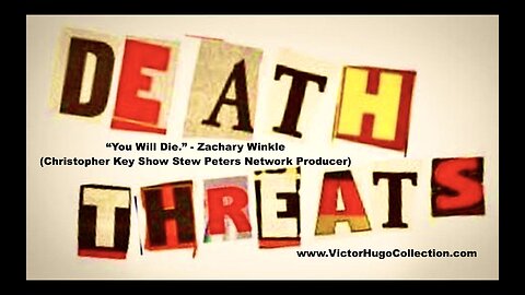 You Will Die Stew Peters Network Christopher Key Show Producer Zachary Winkle Sends Death Threat
