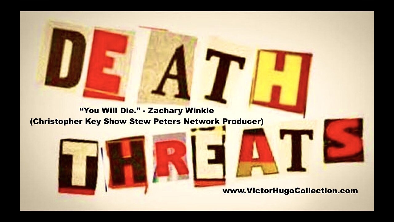 You Will Die Stew Peters Network Christopher Key Show Producer Zachary Winkle Sends Death Threat