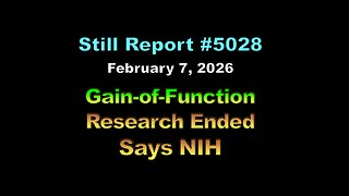 5028, Gain-of-Function Research Ended Says NIH
