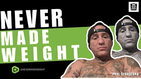 Paul Spadafora: The Pittsburgh Kid on Boxing, Survival & Redemption | Never Made Weight Podcast