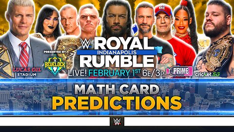 WWE Royal Rumble 2025 - Match Card Predictions [v2] | Bevelock