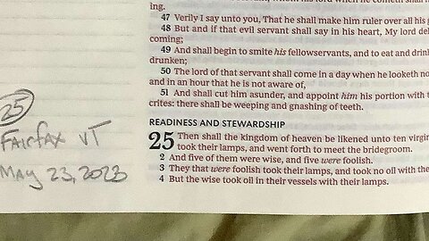 Matthew chapter 25