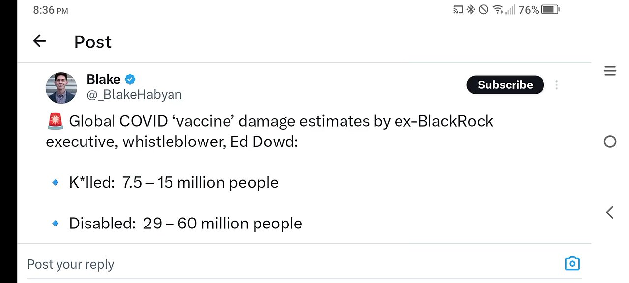 COVID-19 Vaccine killed more than COVID-19