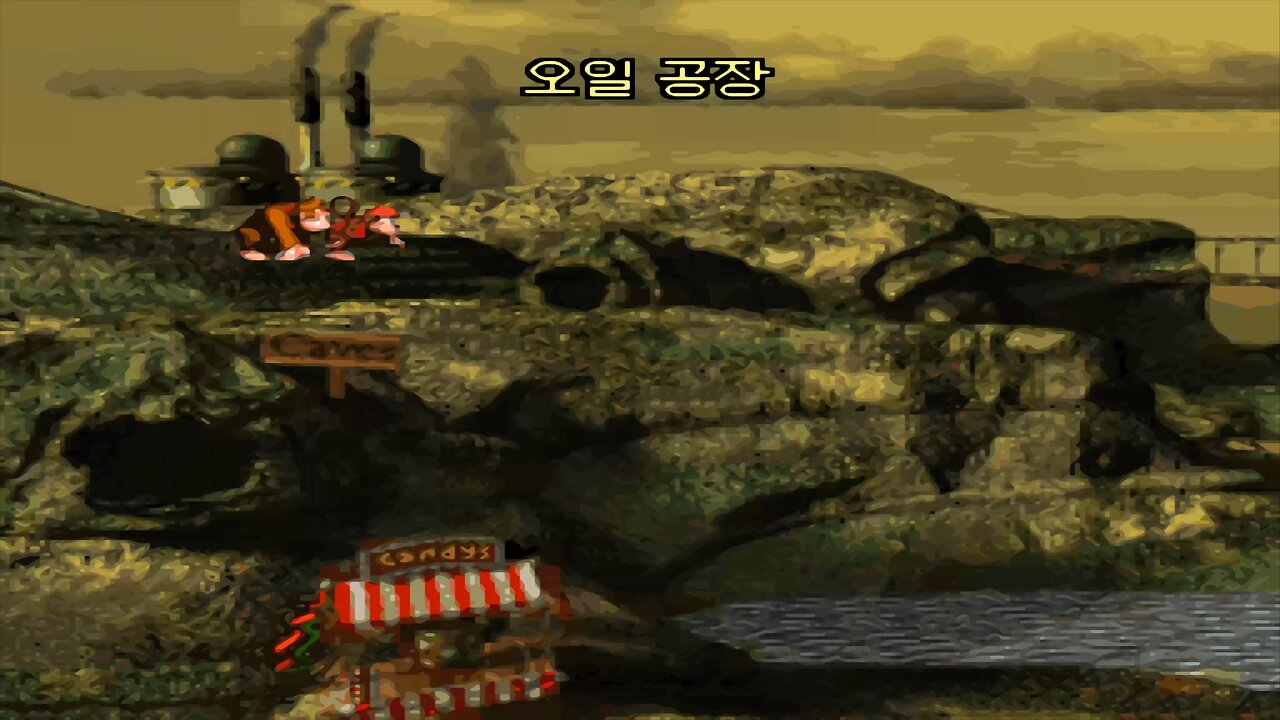 DONKEY KONG COUNTRY 1® / ACT #5. Kremkroc Industries Inc. / A5#1. Oil Drum Alley