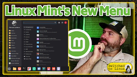 Linux Mint's New Menu Revealed!