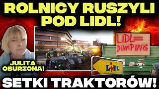 NIEMIECY ROLNICY RAZEM Z POLSKIMI! OBURZENI na CENY w SKLEPACH!