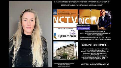 Organogram J&V: DDR Stasi structuur van toepassing in Nederland via NCTV