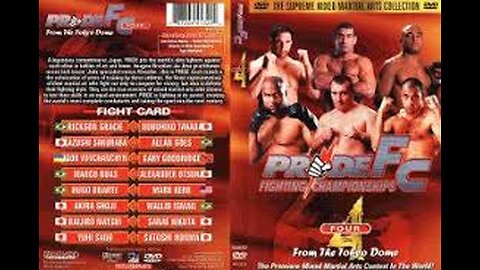 PRIDE FC 4 - Oct 11 1998 - Tokyo Dome (1 of 2)