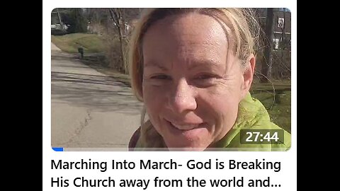 Leah Rant Marching Into March- God is Breaking His Church