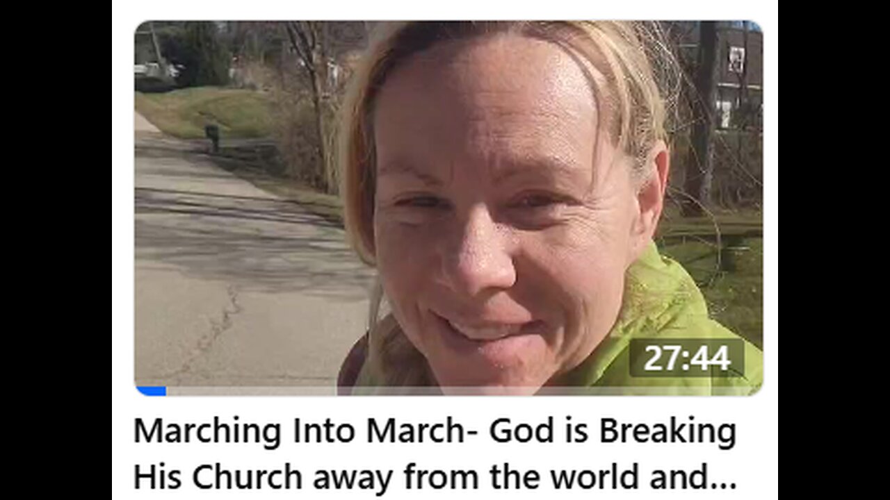 Leah Rant Marching Into March- God is Breaking His Church