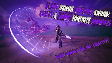 K-POP DEMON HUNTER SWORD! CRAZY & FUNNY FORTNITE MOMENTS.